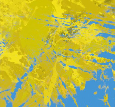 Grunge çağdaş sanat. El sanat yapılmış. renkli doku. Modern sanat. Yağlı boya darbeleri. Darbeleri. Sanatsal arka plan. Soyut resim tuval üzerine.