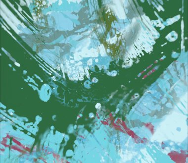 Grunge çağdaş sanat. El sanat yapılmış. renkli doku. Modern sanat. Yağlı boya darbeleri. Darbeleri. Sanatsal arka plan. Soyut resim tuval üzerine.
