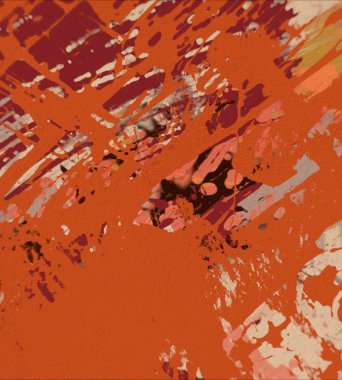 Grunge çağdaş sanat. El sanat yapılmış. renkli doku. Modern sanat. Yağlı boya darbeleri. Darbeleri. Sanatsal arka plan. Soyut resim tuval üzerine.