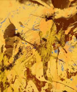 Grunge çağdaş sanat. El sanat yapılmış. renkli doku. Modern sanat. Yağlı boya darbeleri. Darbeleri. Sanatsal arka plan. Soyut resim tuval üzerine.