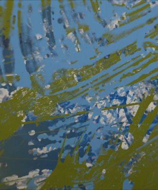 Grunge çağdaş sanat. El sanat yapılmış. renkli doku. Modern sanat. Yağlı boya darbeleri. Darbeleri. Sanatsal arka plan. Soyut resim tuval üzerine.