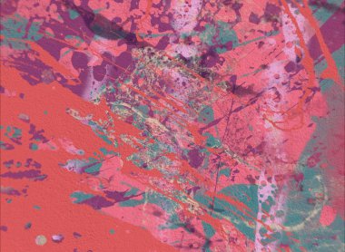Grunge çağdaş sanat. El sanat yapılmış. renkli doku. Modern sanat. Yağlı boya darbeleri. Darbeleri. Sanatsal arka plan. Soyut resim tuval üzerine.