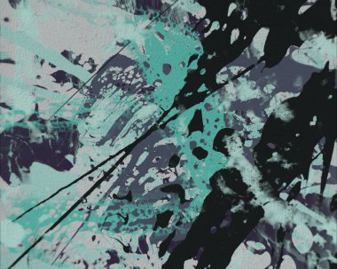 Grunge çağdaş sanat. El sanat yapılmış. renkli doku. Modern sanat. Yağlı boya darbeleri. Darbeleri. Sanatsal arka plan. Soyut resim tuval üzerine.