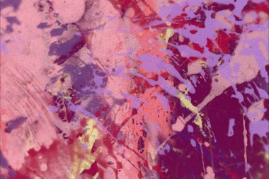 Grunge çağdaş sanat. El sanat yapılmış. renkli doku. Modern sanat. Yağlı boya darbeleri. Darbeleri. Sanatsal arka plan. Soyut resim tuval üzerine.