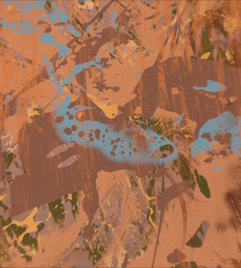 Grunge çağdaş sanat. El sanat yapılmış. renkli doku. Modern sanat. Yağlı boya darbeleri. Darbeleri. Sanatsal arka plan. Soyut resim tuval üzerine.