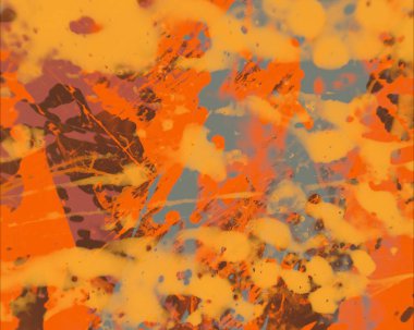 Grunge çağdaş sanat. El sanat yapılmış. renkli doku. Modern sanat. Yağlı boya darbeleri. Darbeleri. Sanatsal arka plan. Soyut resim tuval üzerine.