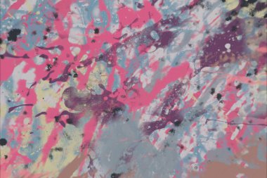 Grunge çağdaş sanat. El sanat yapılmış. renkli doku. Modern sanat. Yağlı boya darbeleri. Darbeleri. Sanatsal arka plan. Soyut resim tuval üzerine.