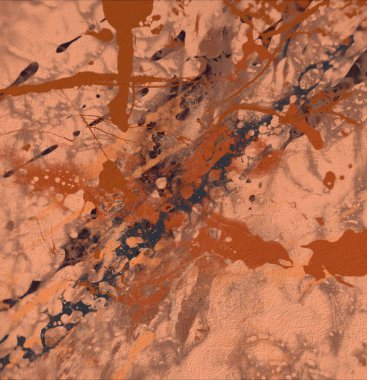 Grunge çağdaş sanat. El sanat yapılmış. renkli doku. Modern sanat. Yağlı boya darbeleri. Darbeleri. Sanatsal arka plan. Soyut resim tuval üzerine.