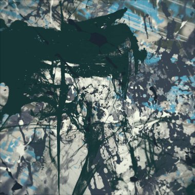 Grunge çağdaş sanat. El sanat yapılmış. renkli doku. Modern sanat. Yağlı boya darbeleri. Darbeleri. Sanatsal arka plan. Soyut resim tuval üzerine.