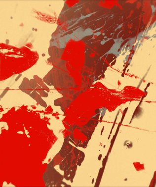 Grunge çağdaş sanat. El sanat yapılmış. renkli doku. Modern sanat. Yağlı boya darbeleri. Darbeleri. Sanatsal arka plan. Soyut resim tuval üzerine.