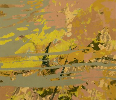Grunge çağdaş sanat. El sanat yapılmış. renkli doku. Modern sanat. Yağlı boya darbeleri. Darbeleri. Sanatsal arka plan. Soyut resim tuval üzerine.