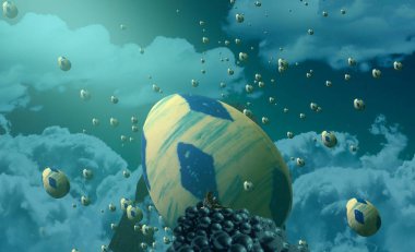 Vintage renk festival ile arka plan arka plan  