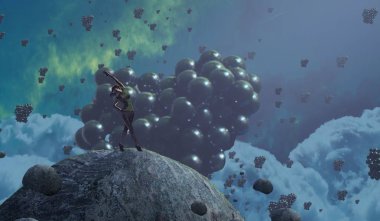 Vintage renk festival ile arka plan arka plan  