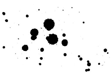 Soyut suluboya aquarelle elle çizilmiş boya sıçramak leke beyaz arka plan üzerinde