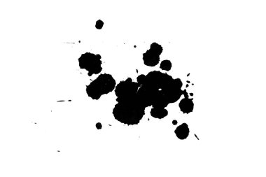 Soyut suluboya aquarelle elle çizilmiş boya sıçramak leke beyaz arka plan üzerinde