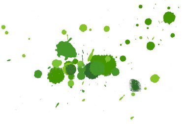 Soyut suluboya aquarelle elle çizilmiş boya sıçramak leke beyaz arka plan üzerinde