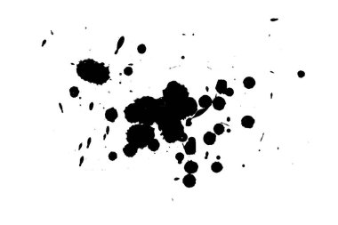 Soyut suluboya aquarelle elle çizilmiş boya sıçramak leke beyaz arka plan üzerinde