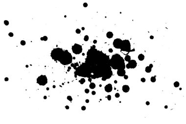 Soyut suluboya aquarelle elle çizilmiş boya sıçramak leke beyaz arka plan üzerinde