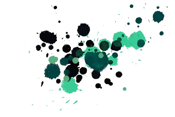 Abstract Watercolor Aquarelle Hand Drawn Paint Splatter Stain White Background — Stock Photo, Image