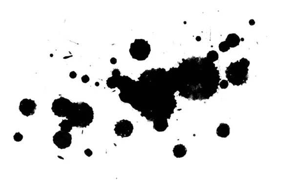 Abstract Watercolor Aquarelle Hand Drawn Paint Splatter Stain White Background — Stock Photo, Image