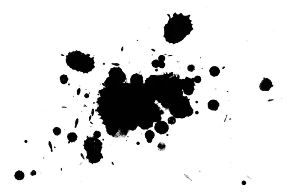 抽象水彩水彩画手绘油漆飞溅污渍白色背景 — 图库照片