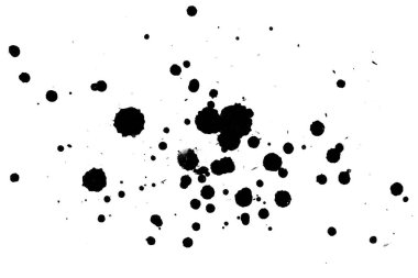 Soyut suluboya aquarelle elle çizilmiş boya sıçramak leke beyaz arka plan üzerinde