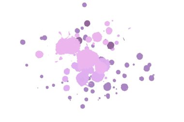 Soyut suluboya aquarelle elle çizilmiş boya sıçramak leke beyaz arka plan üzerinde