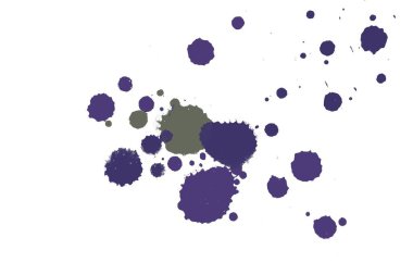 Soyut suluboya aquarelle elle çizilmiş boya sıçramak leke beyaz arka plan üzerinde