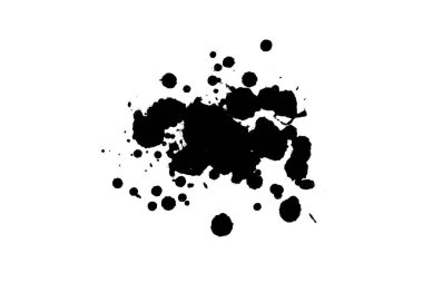 Soyut suluboya aquarelle elle çizilmiş boya sıçramak leke beyaz arka plan üzerinde