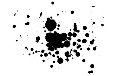 Soyut suluboya aquarelle elle çizilmiş boya sıçramak leke beyaz arka plan üzerinde