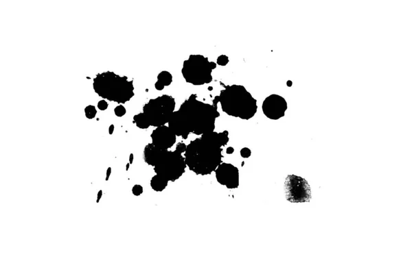 Streszczenie Aquarelle Akwarela Ręcznie Rysowane Paint Splatter Plama Białym Tle — Zdjęcie stockowe