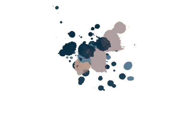 Abstract Watercolor Aquarelle Hand Drawn Paint Splatter Stain White Background — Stock Photo, Image