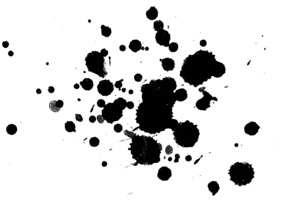 Abstract Watercolor Aquarelle Hand Drawn Paint Splatter Stain White Background — Stock Photo, Image