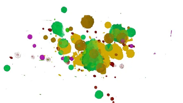 Acuarela Acuarela Abstracta Mancha Salpicadura Pintura Dibujada Mano Sobre Fondo —  Fotos de Stock