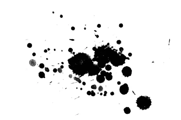 Abstract Watercolor Aquarelle Hand Drawn Paint Splatter Stain White Background — Stock Photo, Image