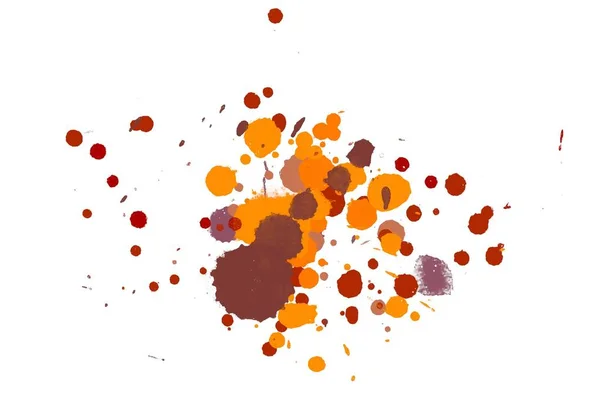 Abstract Watercolor Aquarelle Hand Drawn Paint Splatter Stain White Background — Stock Photo, Image