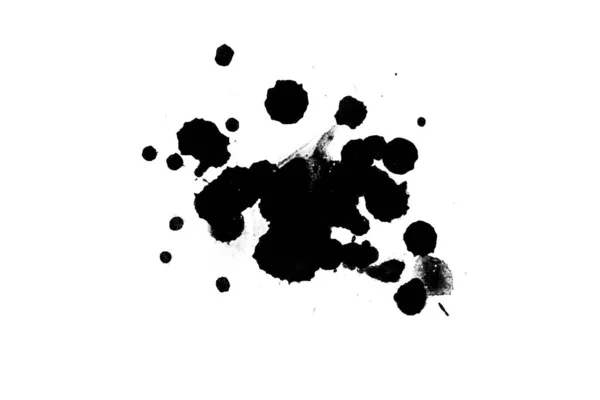 Abstract Watercolor Aquarelle Hand Drawn Paint Splatter Stain White Background — Stock Photo, Image