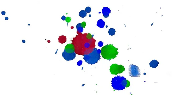 바탕에 수채화 손으로 페인트 — 스톡 사진