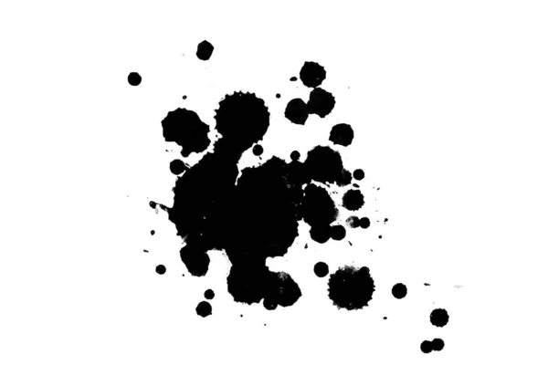 Abstract Watercolor Aquarelle Hand Drawn Paint Splatter Stain White Background — Stock Photo, Image