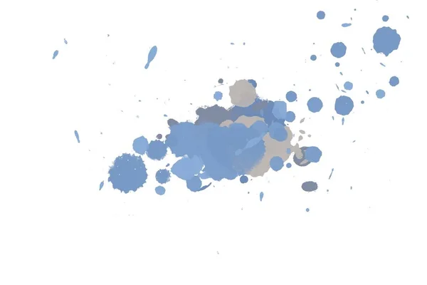 Abstract Watercolor Aquarelle Hand Drawn Paint Splatter Stain White Background — Stock Photo, Image