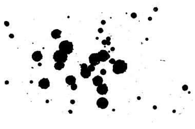 Soyut suluboya aquarelle elle çizilmiş boya sıçramak leke beyaz arka plan üzerinde