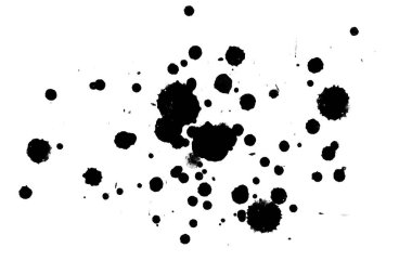 Soyut suluboya aquarelle elle çizilmiş boya sıçramak leke beyaz arka plan üzerinde