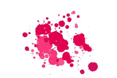 Soyut suluboya aquarelle elle çizilmiş boya sıçramak leke beyaz arka plan üzerinde