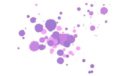 Soyut suluboya aquarelle elle çizilmiş boya sıçramak leke beyaz arka plan üzerinde