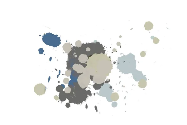 Абстрактна Акварель Ручної Акварелі Намальована Фарба Розсипає Плями Білому Тлі — стокове фото