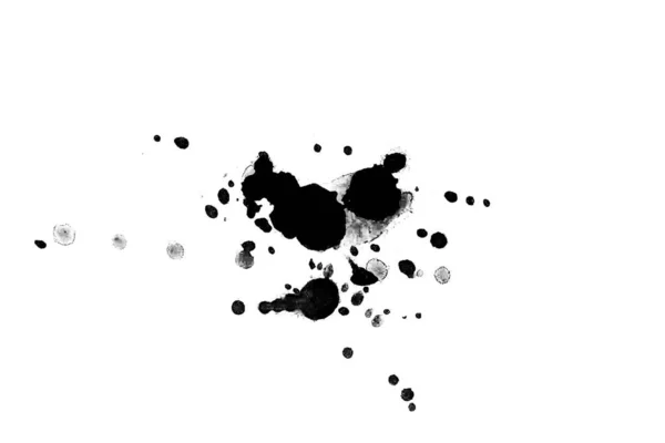 Abstract Watercolor Aquarelle Hand Drawn Paint Splatter Stain White Background — Stock Photo, Image