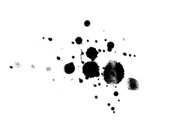 Abstract Watercolor Aquarelle Hand Drawn Paint Splatter Stain White Background — Stock Photo, Image