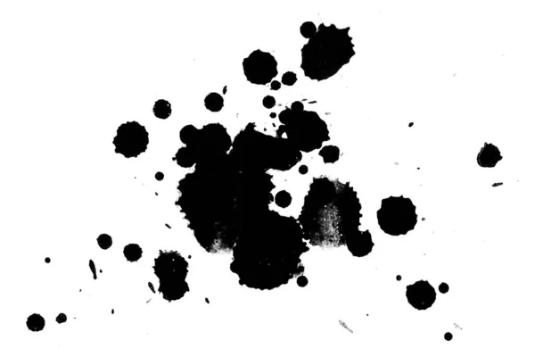 Abstract Watercolor Aquarelle Hand Drawn Paint Splatter Stain White Background — Stock Photo, Image