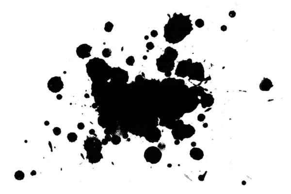 Abstract Watercolor Aquarelle Hand Drawn Paint Splatter Stain White Background — Stock Photo, Image