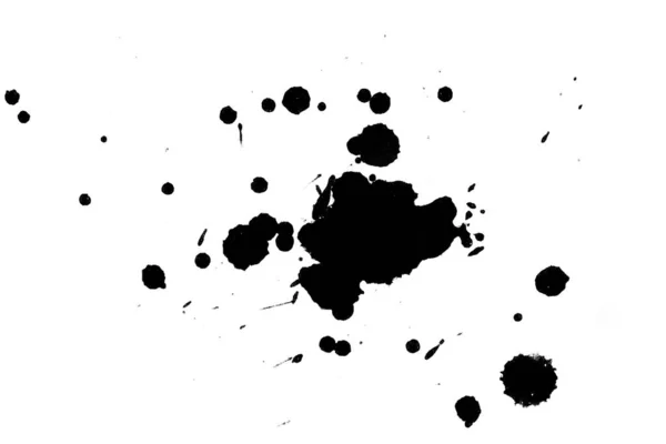 Abstract Watercolor Aquarelle Hand Drawn Paint Splatter Stain White Background — Stock Photo, Image